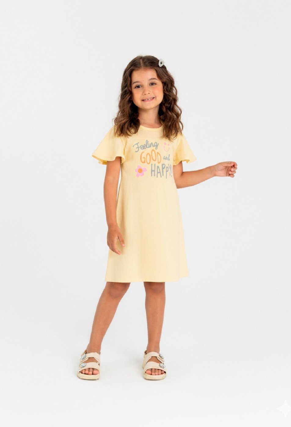 Infantil - Vestido Algodão e Linho Guloseima