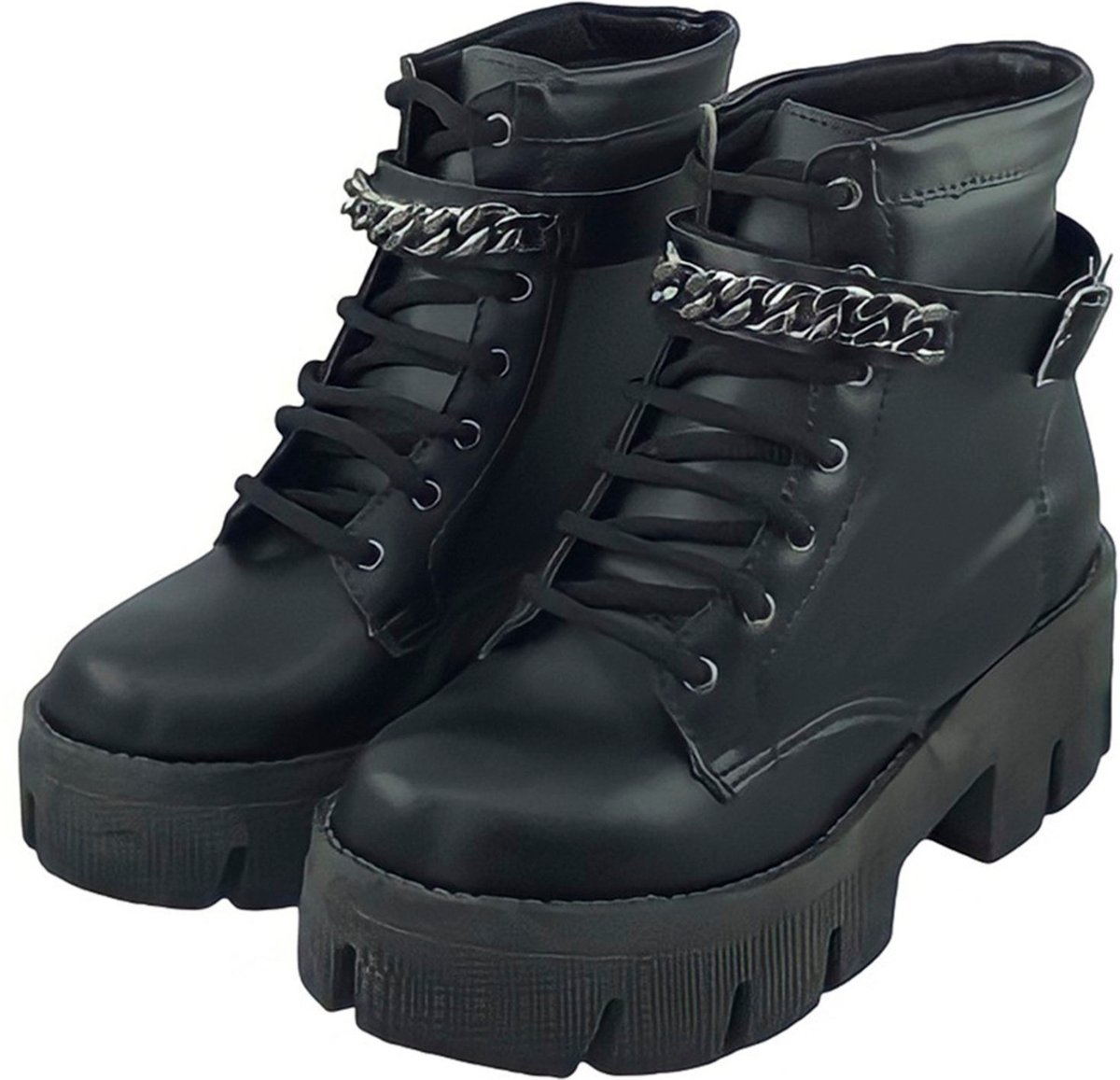 Coturno Feminino Donatella Shoes Confort com Corrente