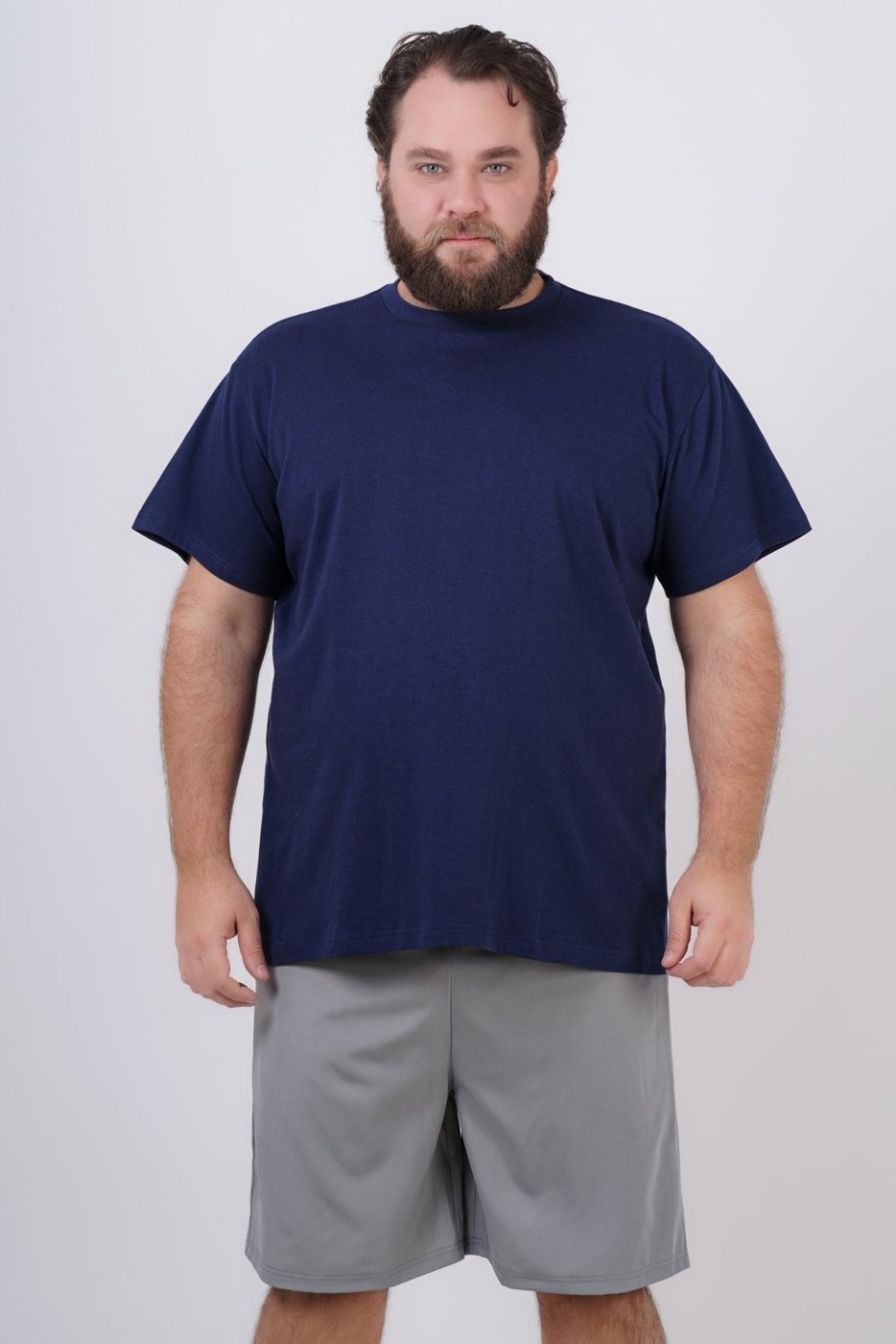 Imagem principal Camiseta SH Fashion Masculino Plus Size Confortável Para Dia a Dia preto SH FASHION preto