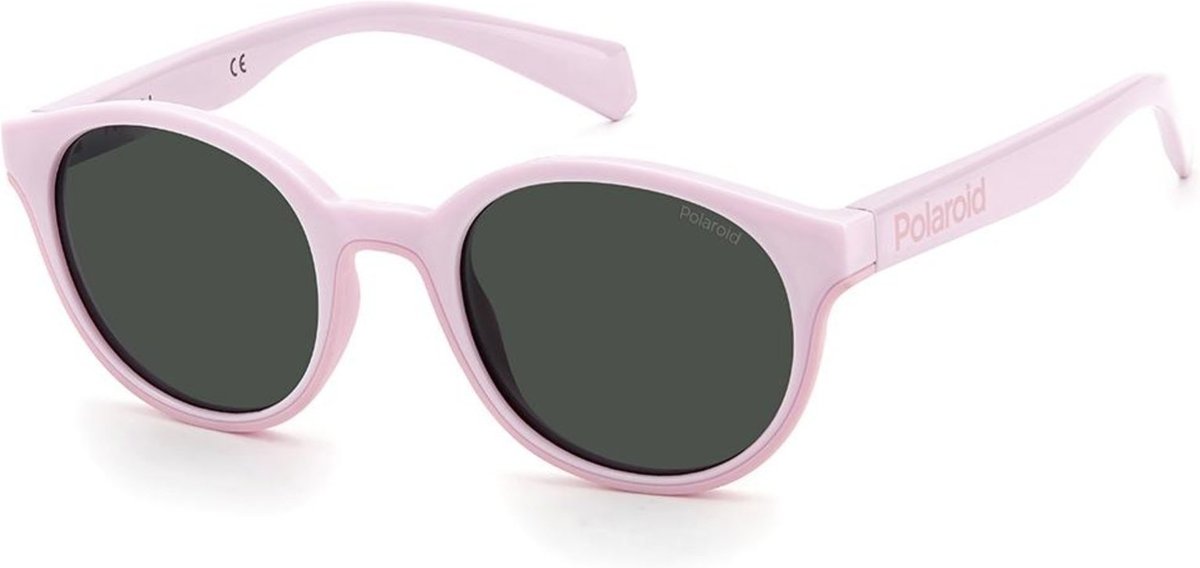 Infantil - Óculos de Sol Polaroid PLD 8040/S 35J - Pink - 9 a 16 anos