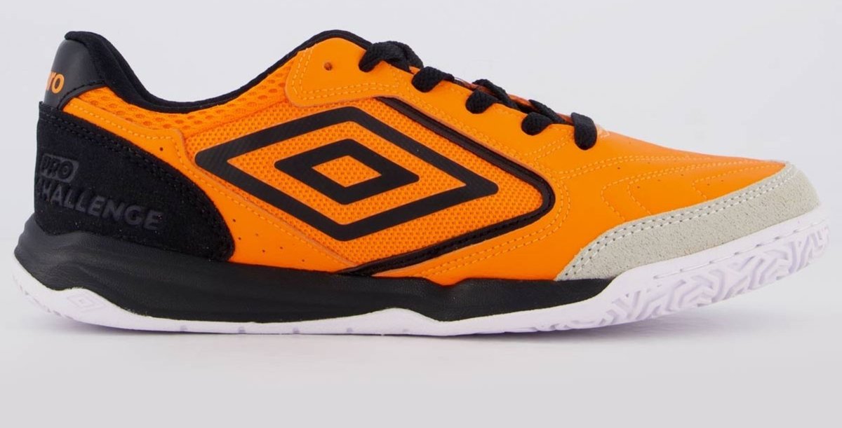 Imagem principal Chuteira Umbro Pro Challenge Uptake Futsal e Preta laranja Umbro laranja