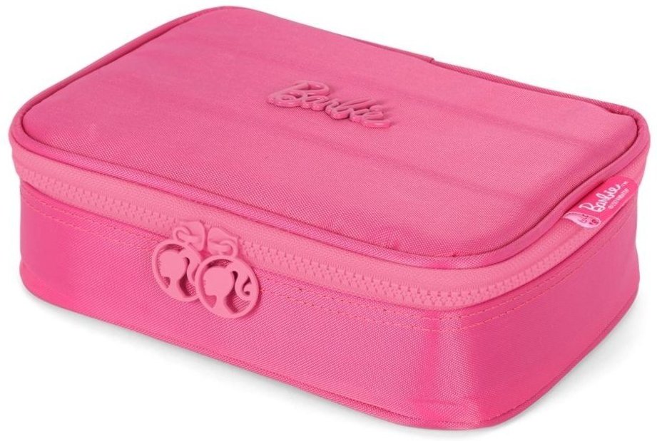 Imagem principal Infantil - Estojo Box Juvenil Médio 100 pens Náilon Matelassê Barbie Luxcel roxo Luxcel roxo