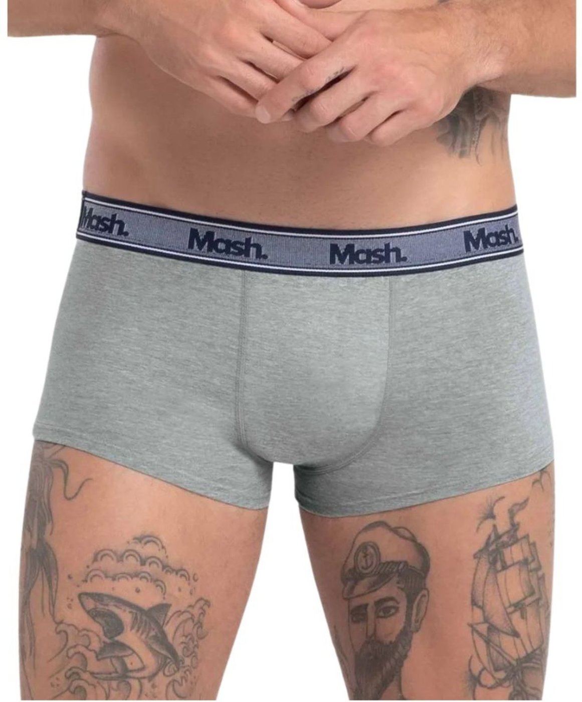 Imagem principal Cueca Sunga Mash Algodão Adulto 172.05 cinza MASH cinza