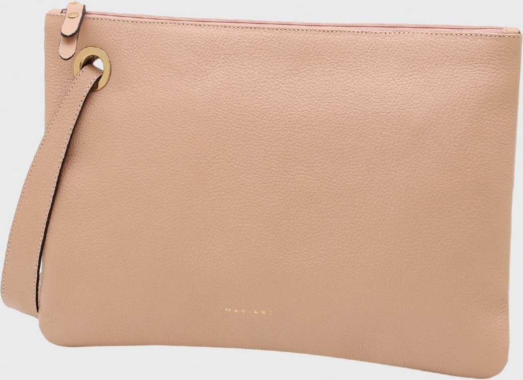 Bolsa Carteira Clutch Couro Mariart Azaleia Creme