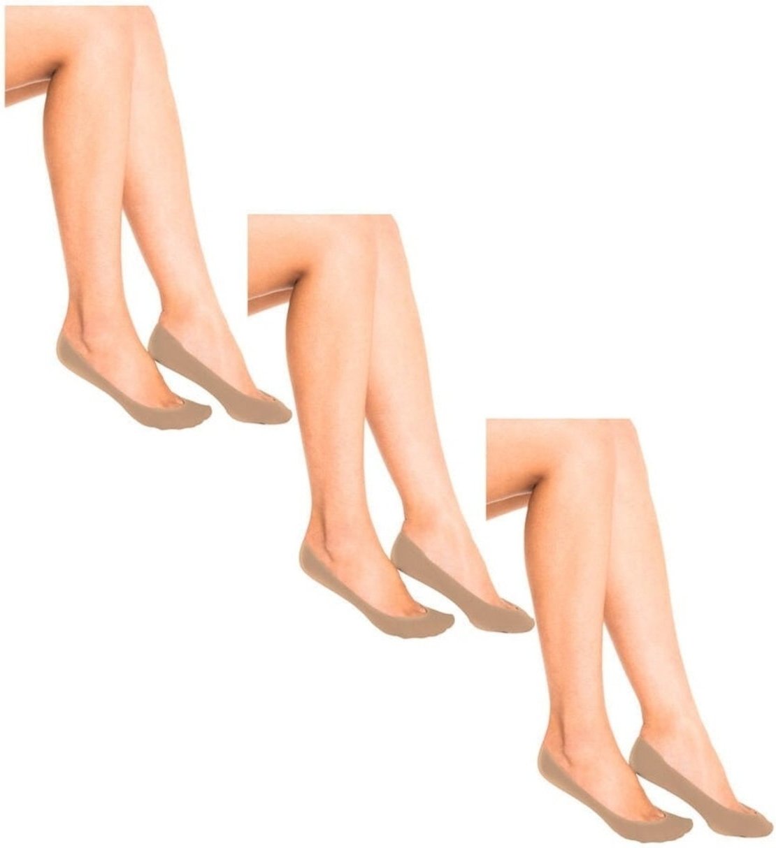 Kit 3 Pares de Sapatilhas Fio 70 Trifil 6136