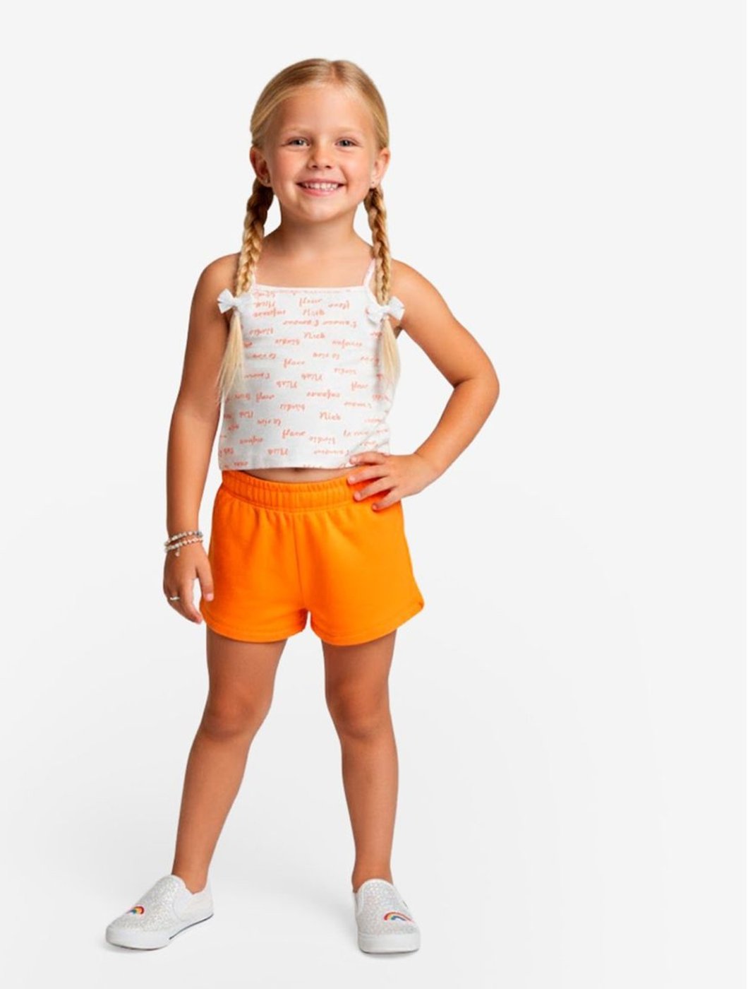 Imagem principal Infantil - Conjunto Regata com Shorts Select laranja Select laranja
