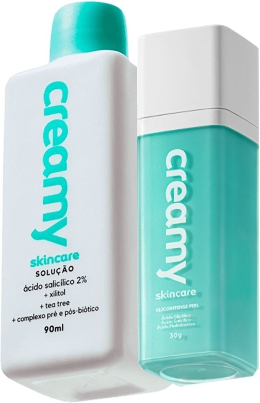 Imagem principal Kit Creamy Skincare Glicointense Peel e Ácido Salicílico (2 produtos) multicolorido Creamy multicolorido