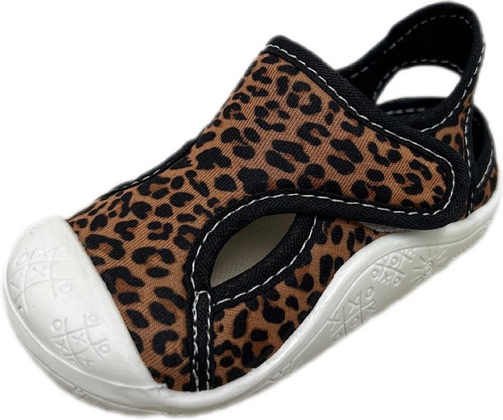 Imagem principal Infantil - Tênis Papete Solzim calce fácil onça preto Solzim preto