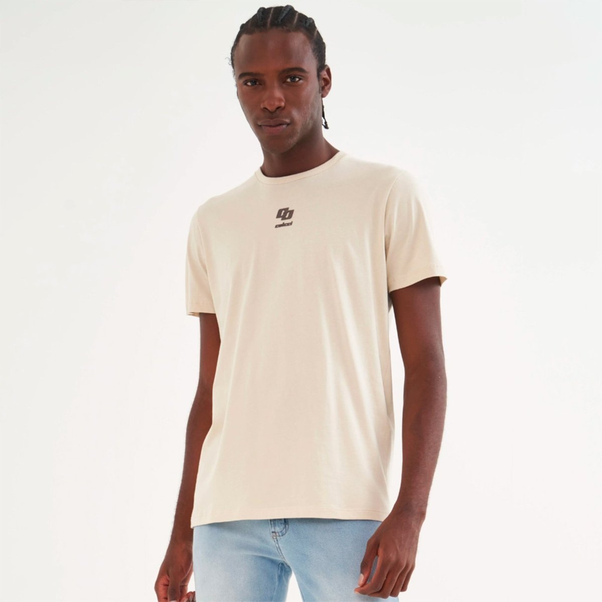 Imagem principal Camiseta Colcci Iconic Pr26 Taupe Masculino bege Colcci bege