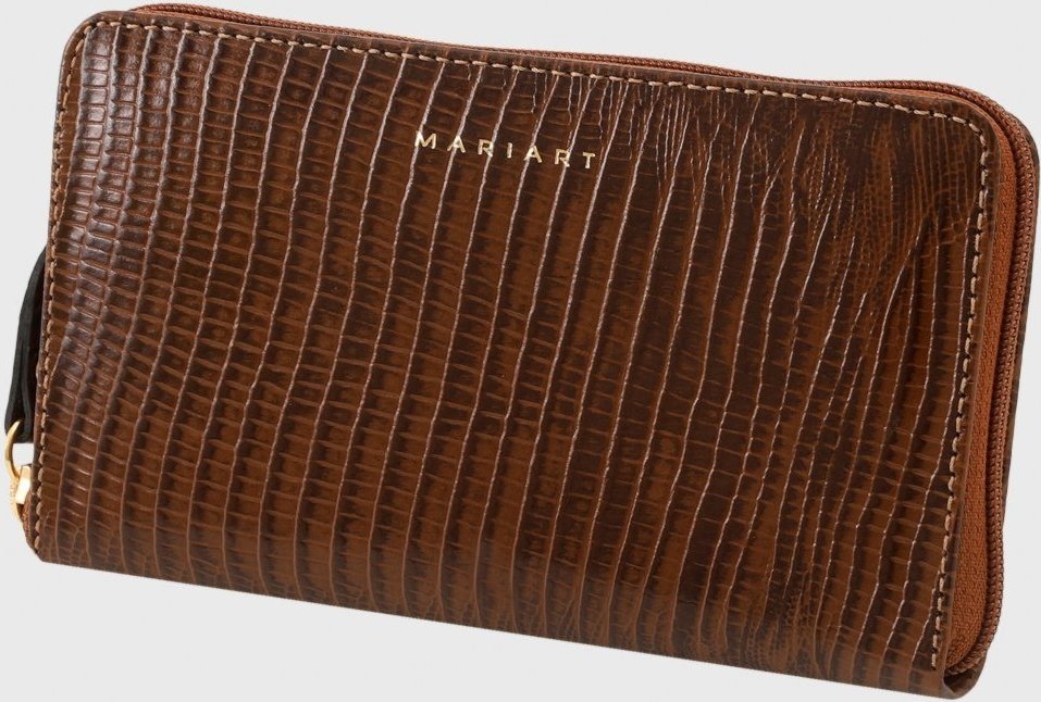 Imagem principal Carteira Couro Mariart Zíper 121N Havana caramelo Mariart caramelo