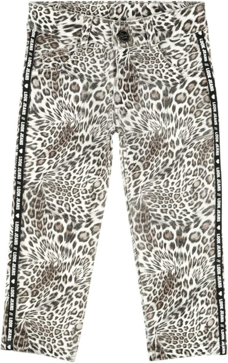 Infantil - Calça Look Jeans Sarja Off White