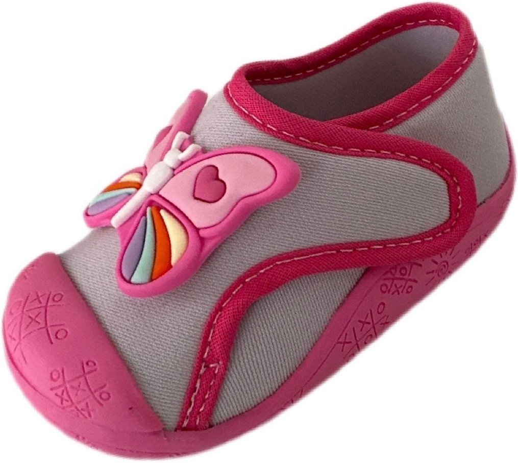 Imagem principal Infantil - Tenis meia Solzim borboleta Rosa SOLZIM CALÇADOS cinza/pink rosa SOLZIM CALÇADOS cinza/pink rosa