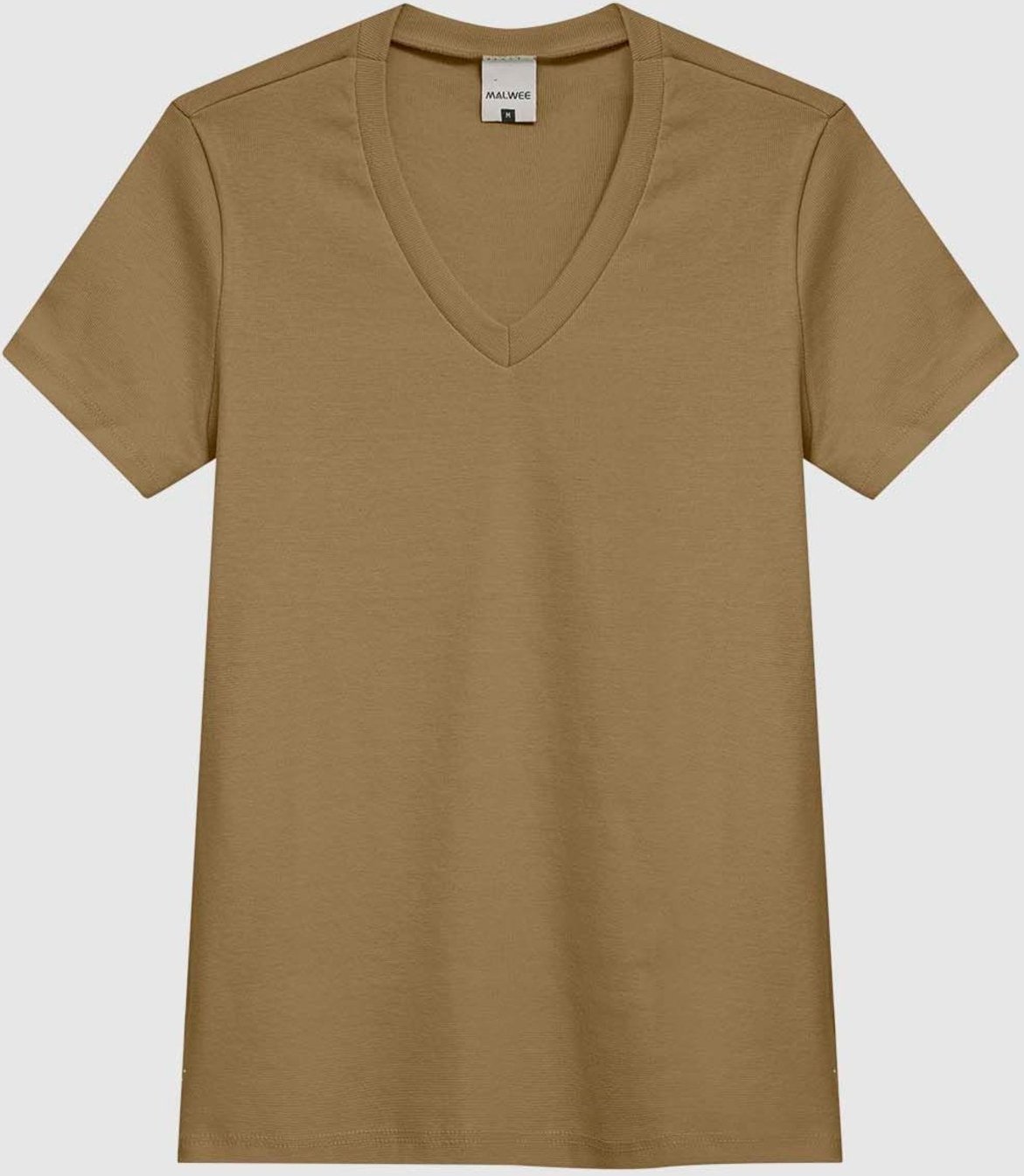 Imagem principal Blusa Feminina Decote V Manga Curta Em Malha Algodão Texturizada Malwee roxo Malwee roxo