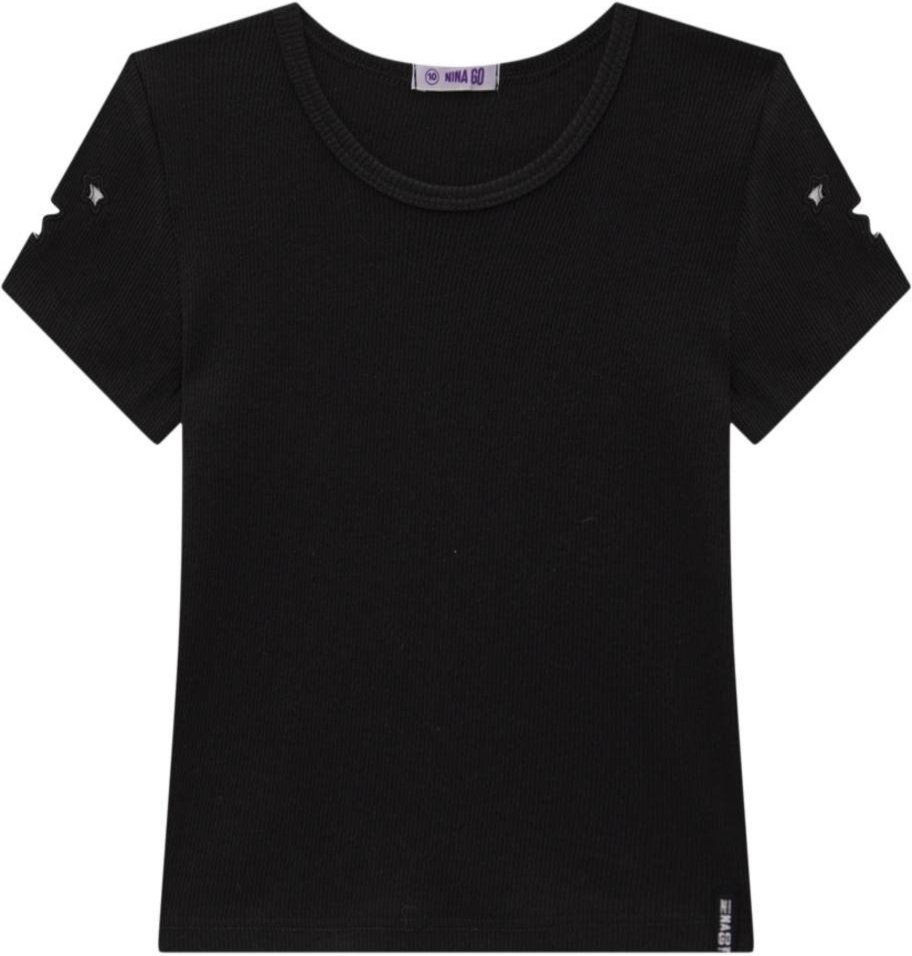 Imagem principal Blusa Preta Menina Nina GO 10 preto Nina Go preto