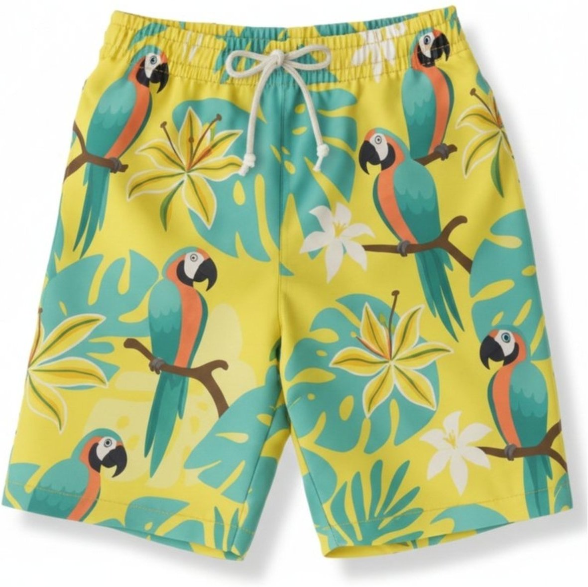 Imagem principal Infantil - Shorts Menino Verão em Moletinho Araras ROSA AZUL KIDS amarelo ROSA AZUL KIDS amarelo