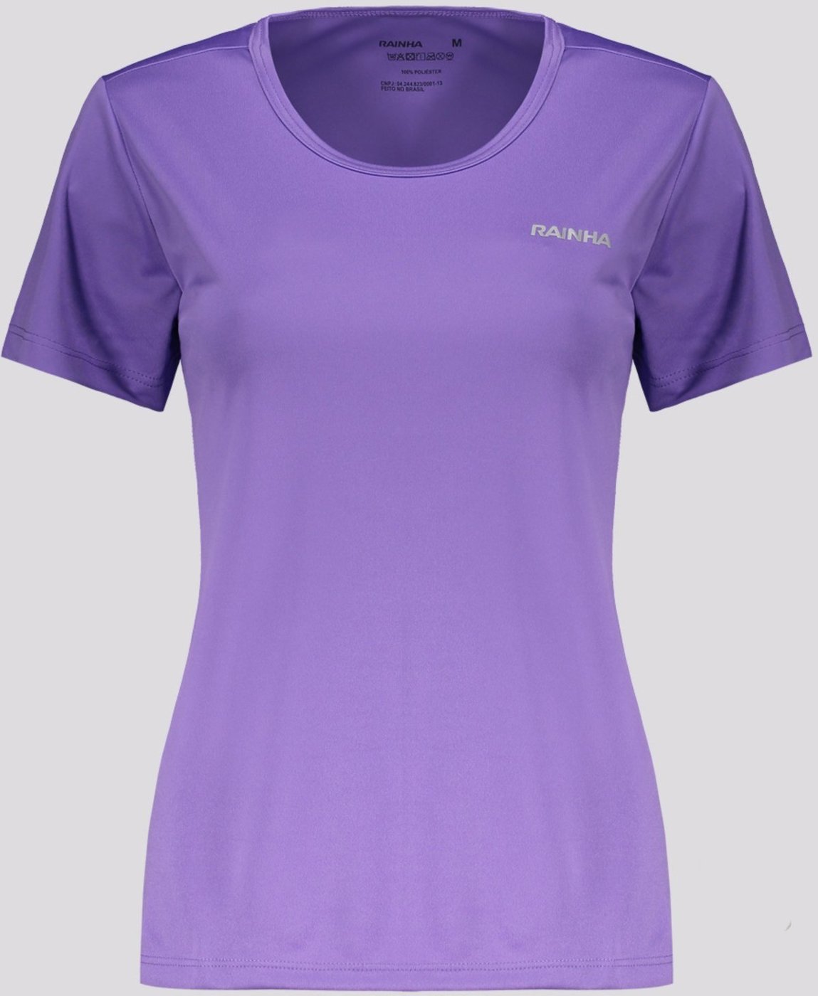 Camiseta Rainha Básica Classic New Feminina Lilás