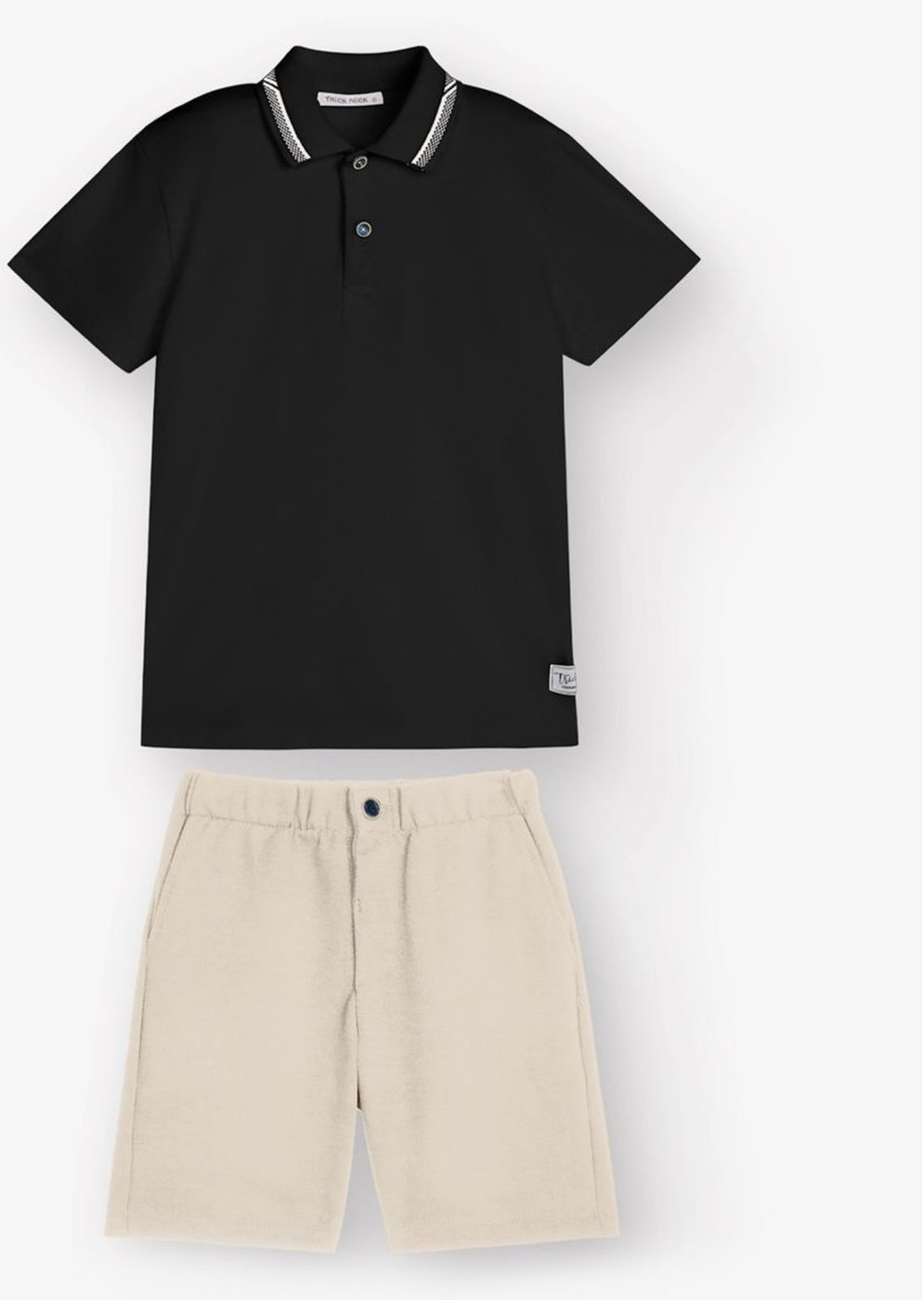 Imagem principal Infantil - Conjunto Polo com Bermuda Menino Trick Nick preto Trick Nick preto