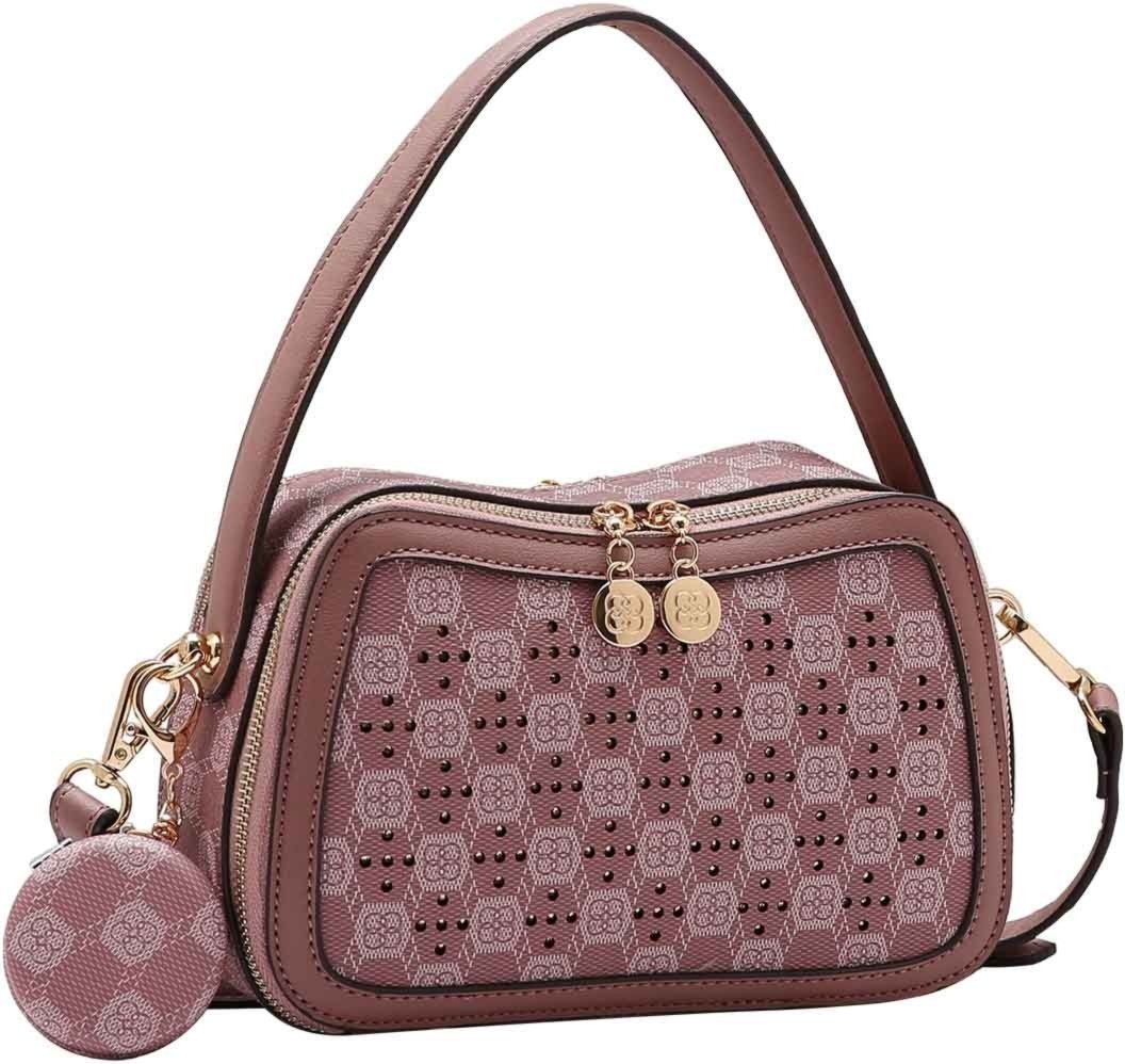 Bolsa Feminina Chenson Original New Cristal Mão Rose 3485030