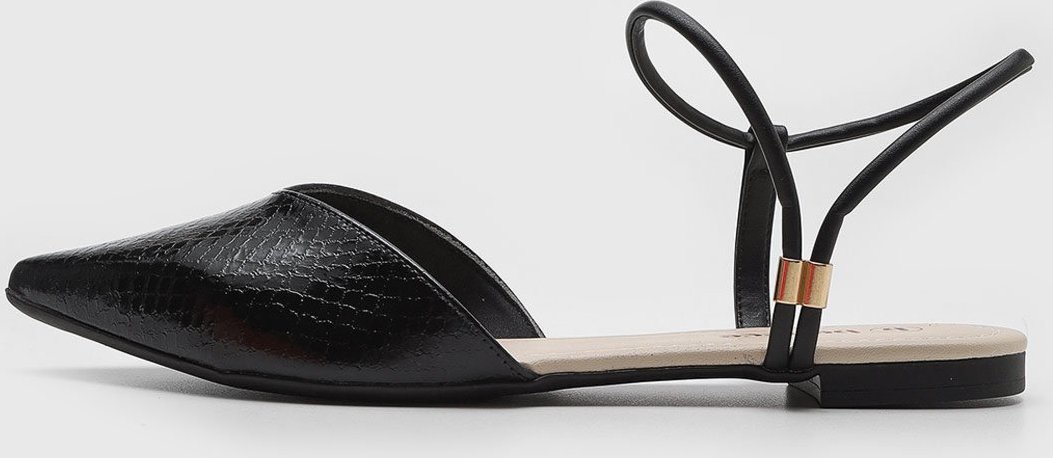 Sapatilha cê Texturizada Preta