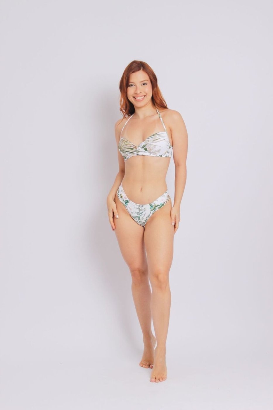 2406 - Calcinha de Biquíni Com Lateral Média Franzida Luxemburgo - Duna Casual