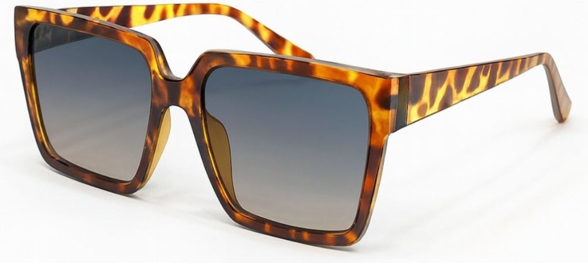 Óculos de Sol Feminino Quadrado Tartaruga Premium