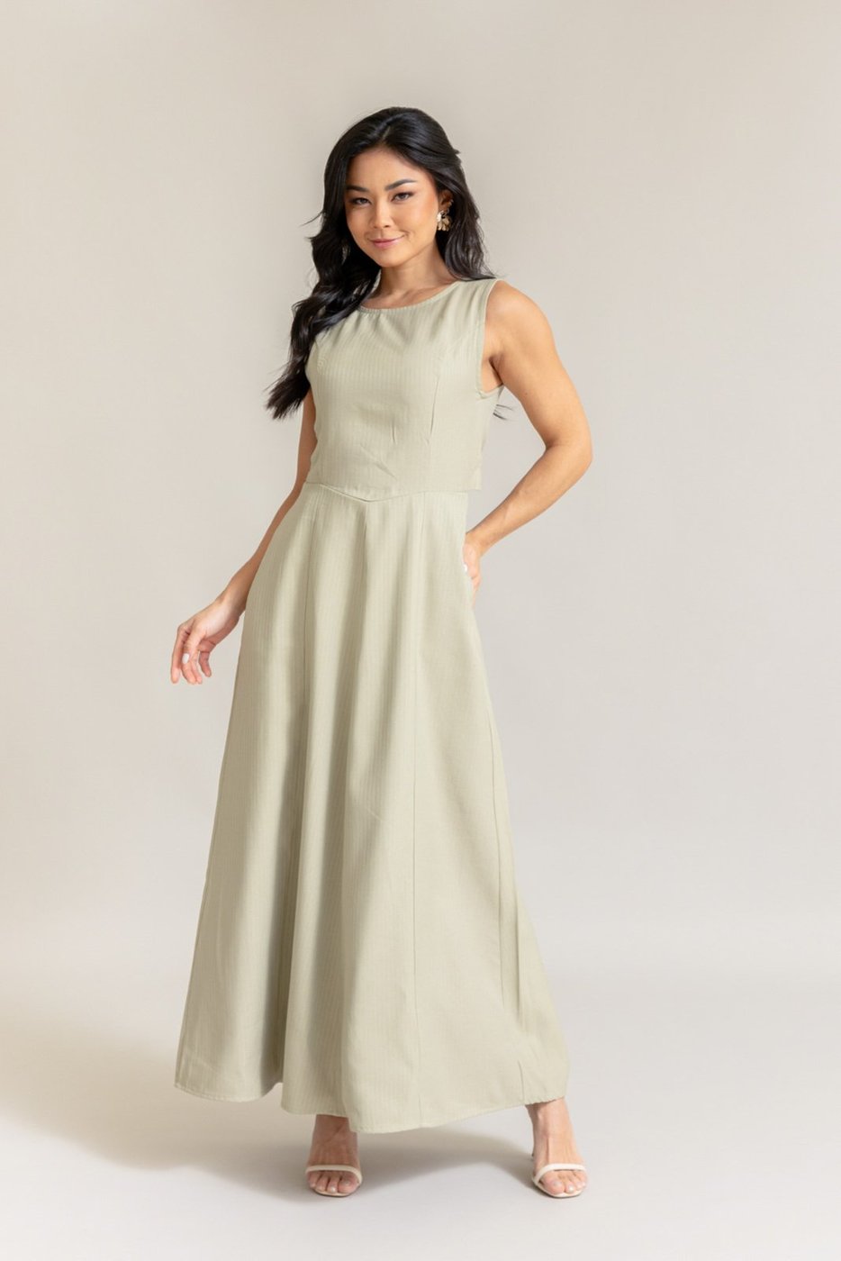 Vestido Em Viscose Feminino Com Abertura Diálogo Jeans