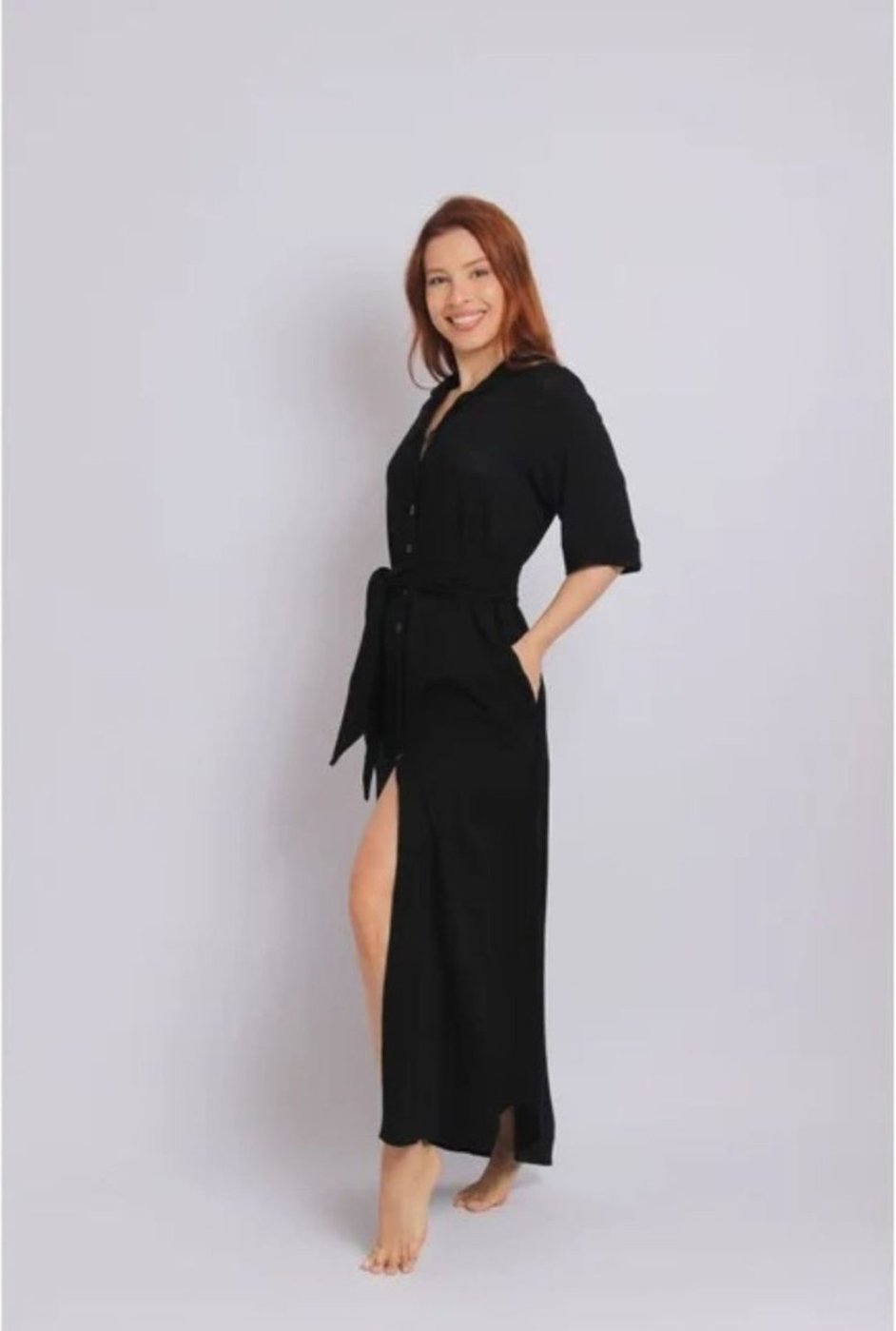 Imagem principal 3018 - Saída de Praia Camisão Longo Duna Casual DunaCasual preto DunaCasual preto