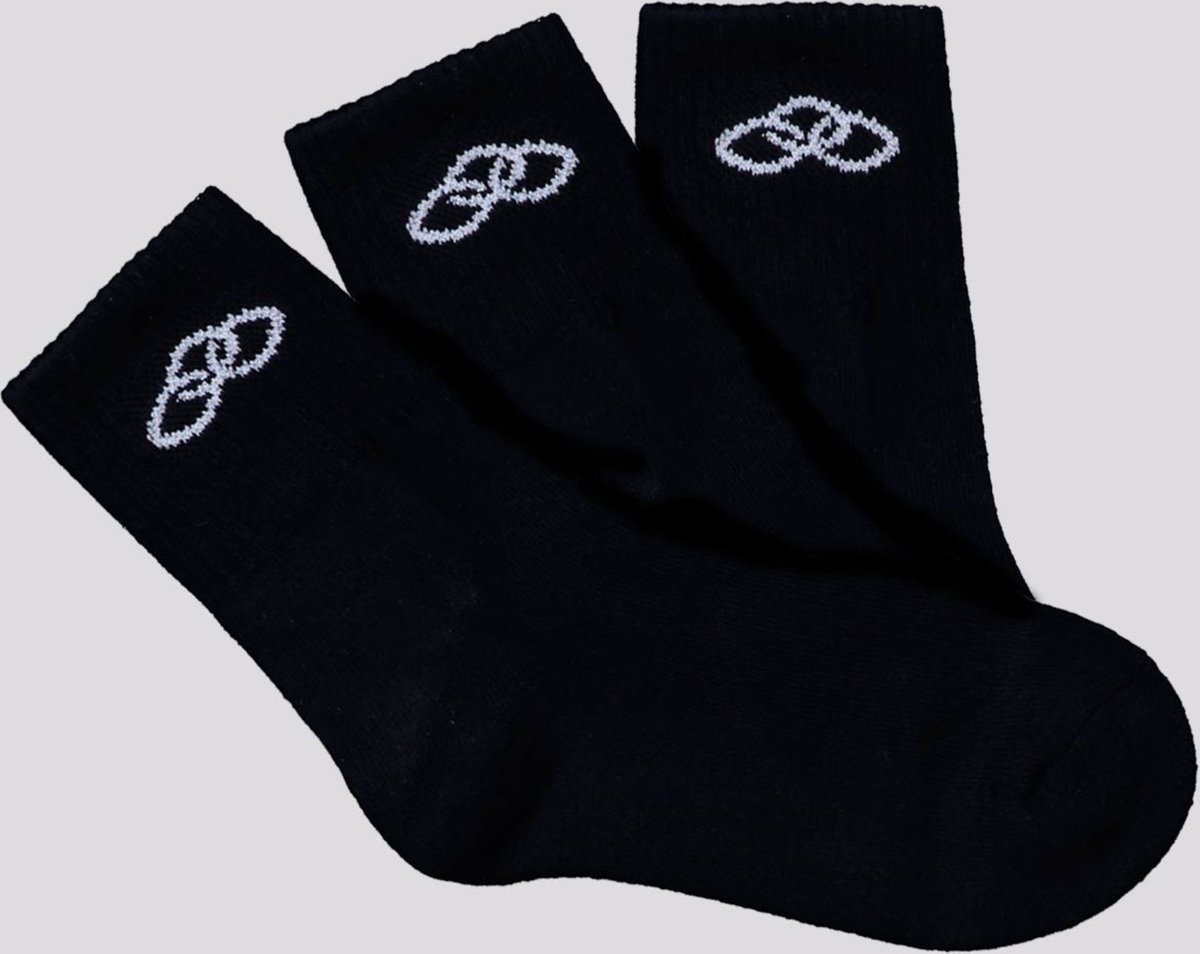 Kit Meia Olympikus Tripack Cano Médio Feminina Preta