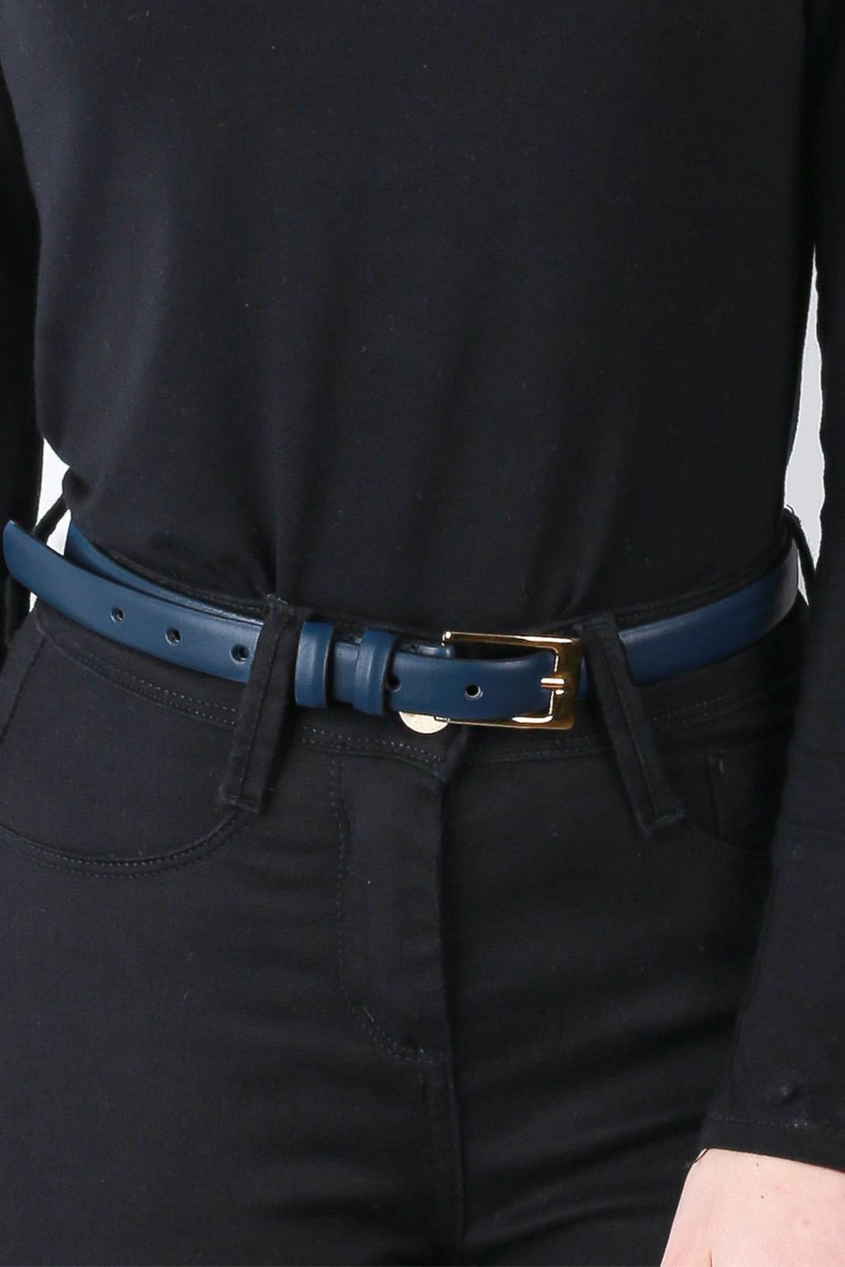 Cinto feminino de couro Ellen