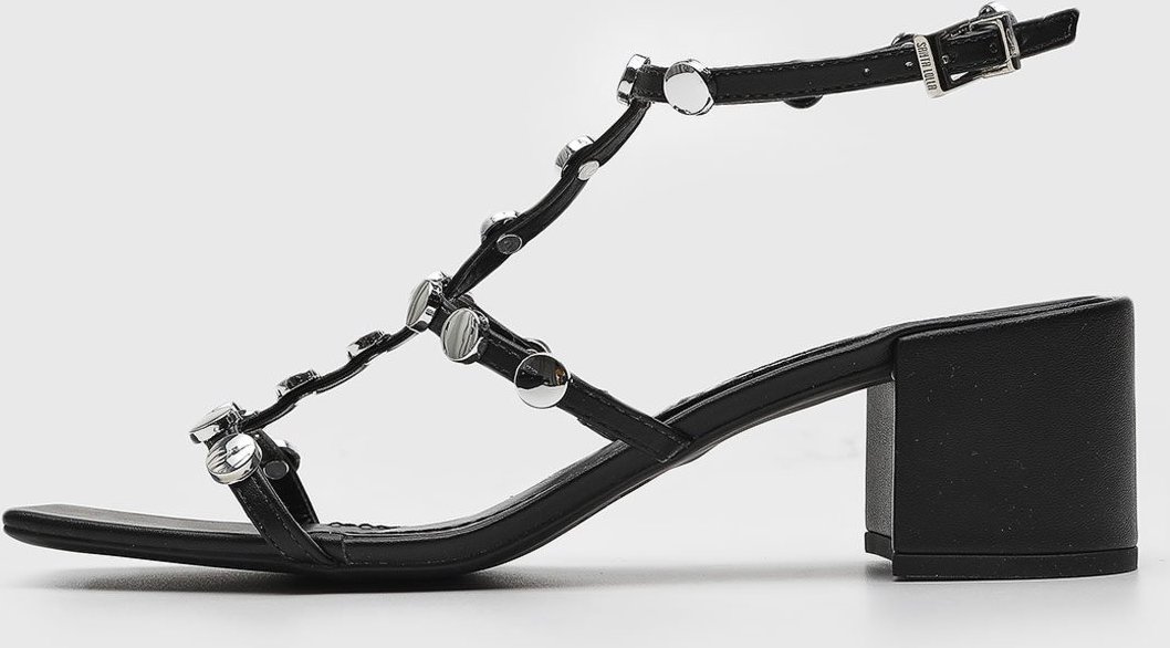 Sandália Santa Lolla Aplicação Preta