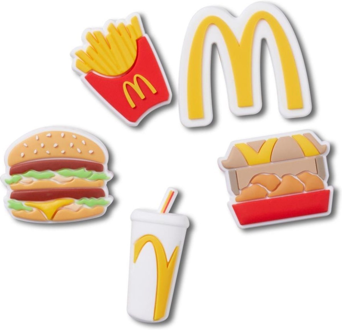 Infantil - Jibbitz™ mcdonalds x crocs pack 5 unico