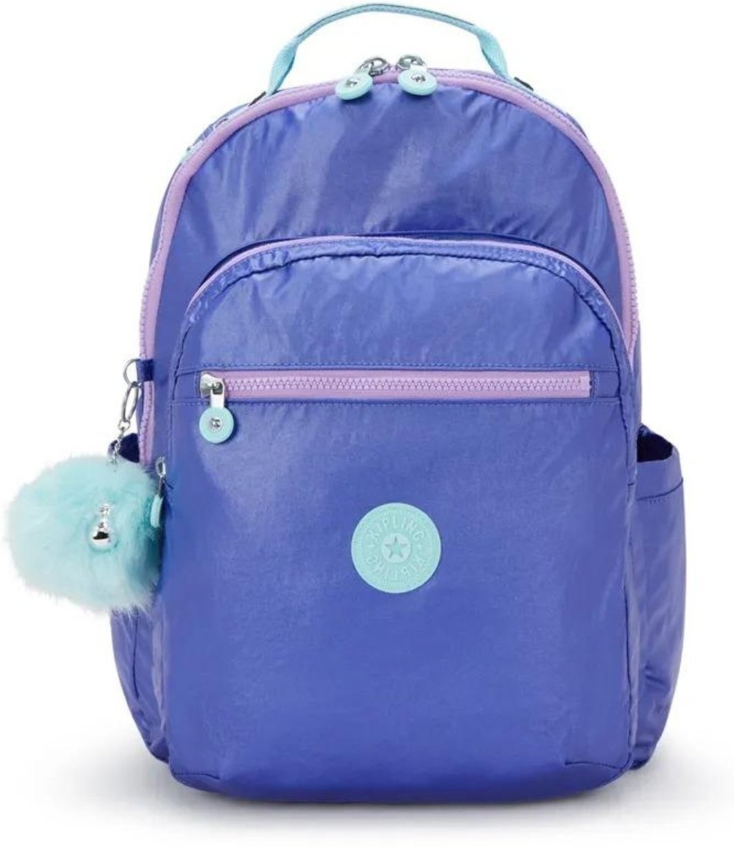 Imagem principal Mochila Kipling Seoul Cosmic Metallic roxo metallic roxo metallic