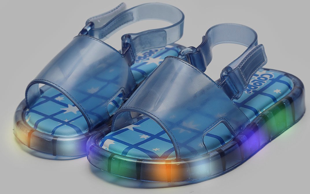 Imagem principal Infantil - Sandália Pimpolho Colorê Led azul Pimpolho azul