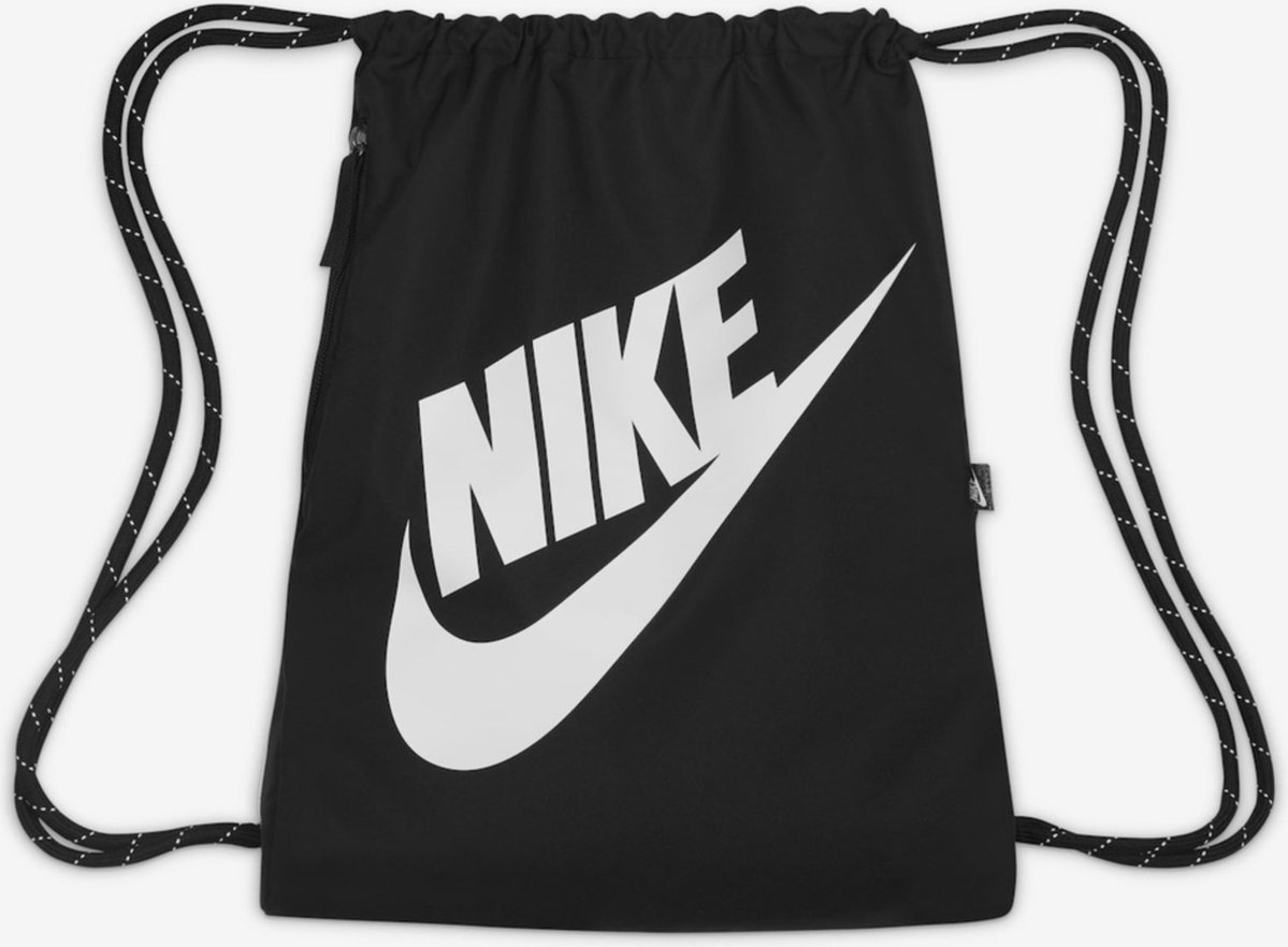 Imagem principal Sacola Nike Heritage Drawstring Unissex preto Nike preto