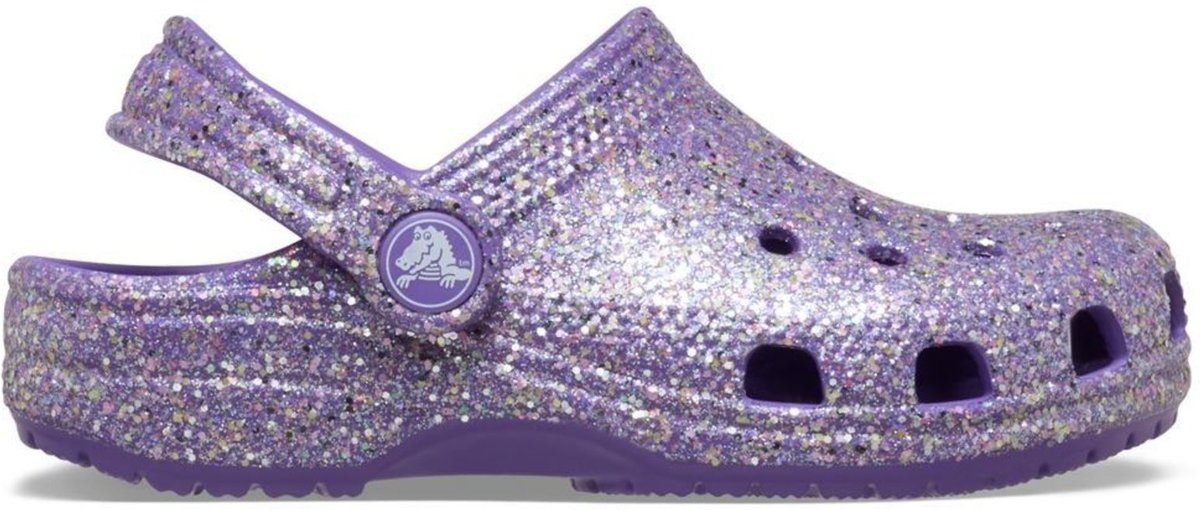 Imagem principal Infantil - Sandália Crocs Classic Fantasy Glitter Clog T Purple Roxo roxo purple Crocs roxo purple