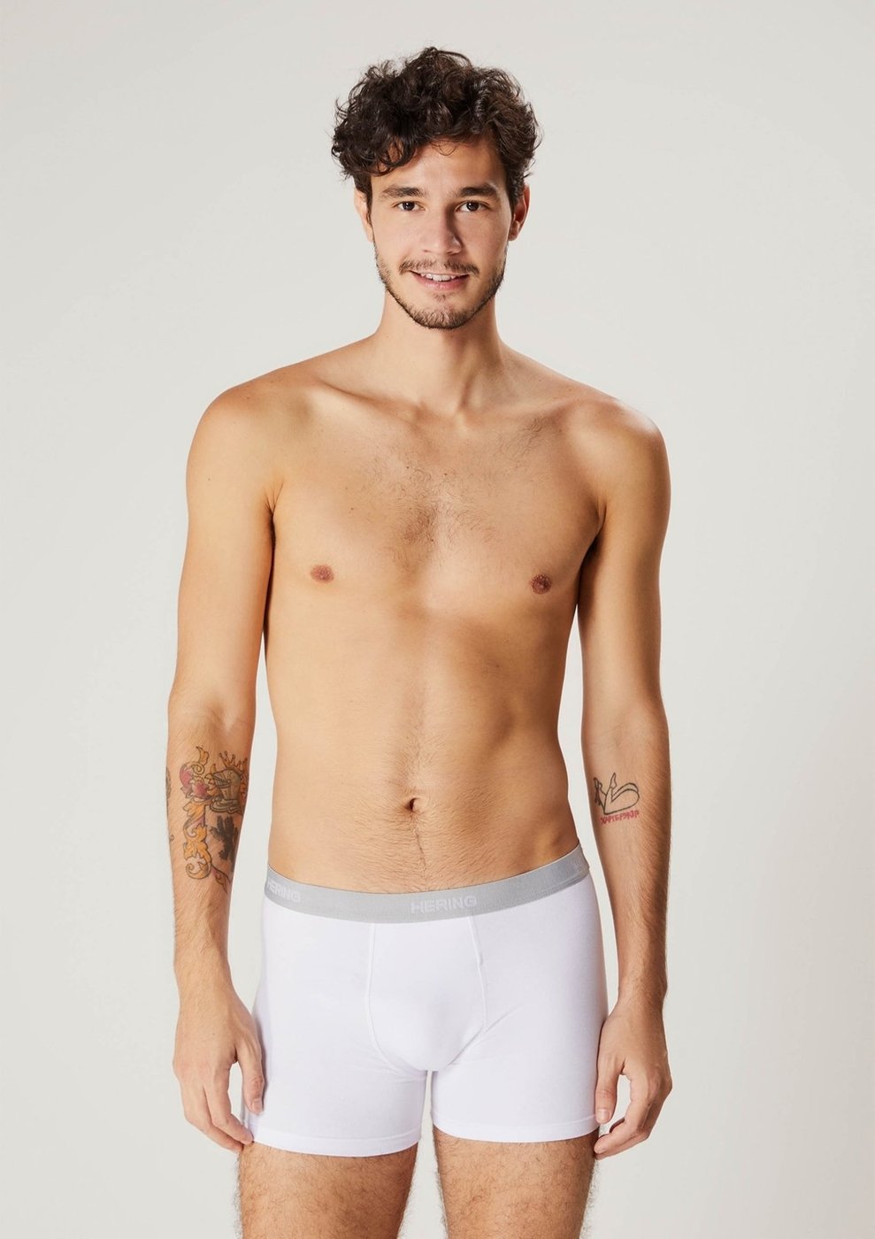 Imagem principal Kit 2 Cuecas Boxer Em Malha e Preto Hering branco Hering branco