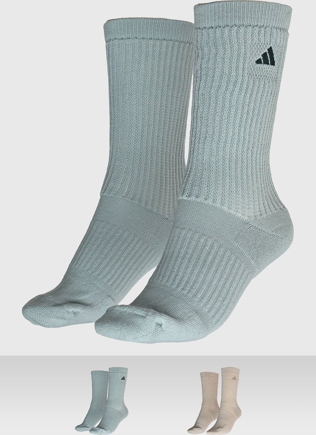 Kit 2 pares de Meias Feminina adidas Performance Slouch