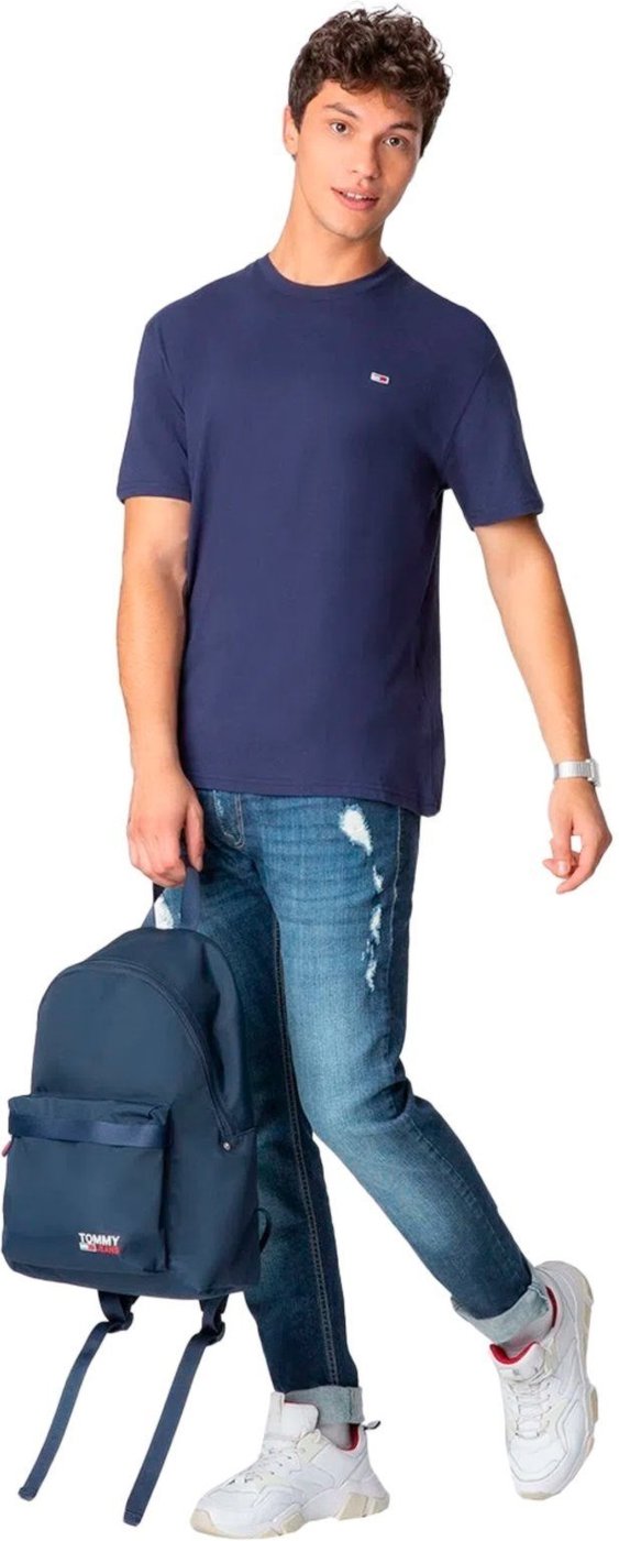 Camiseta Tommy Jeans Masculina Slim C-neck Flag