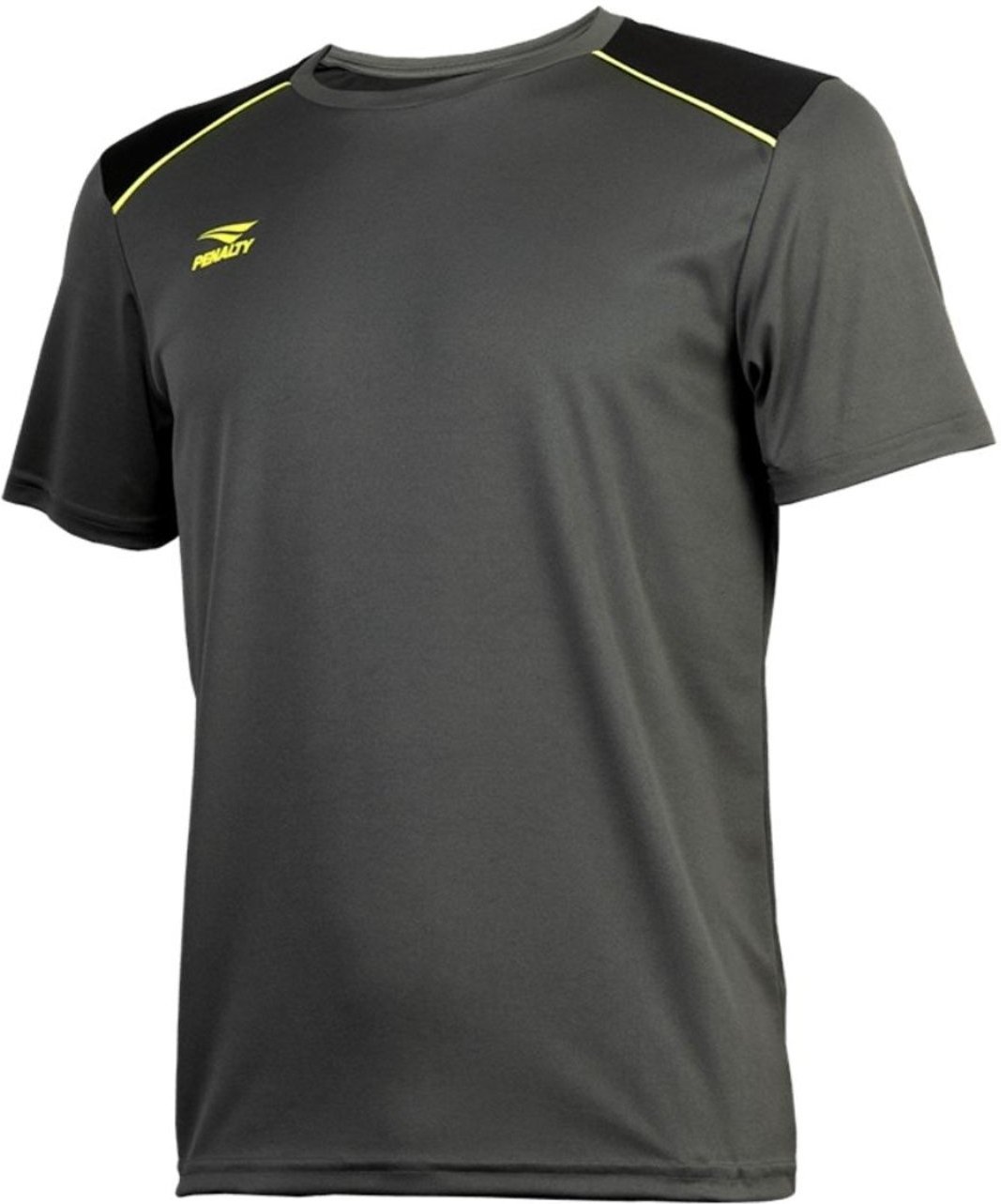 Imagem principal Camiseta Penalty Futebol Shoulder Juvenil - Chumbo preto Penalty preto