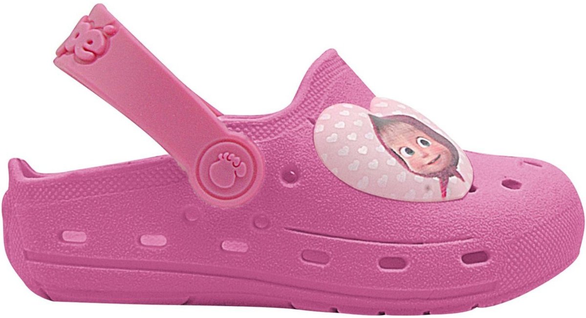 Imagem principal Infantil - Babuche Chinelo Meninas Pé com Pé Masha e o Urso Personagem Footz pink Footz pink