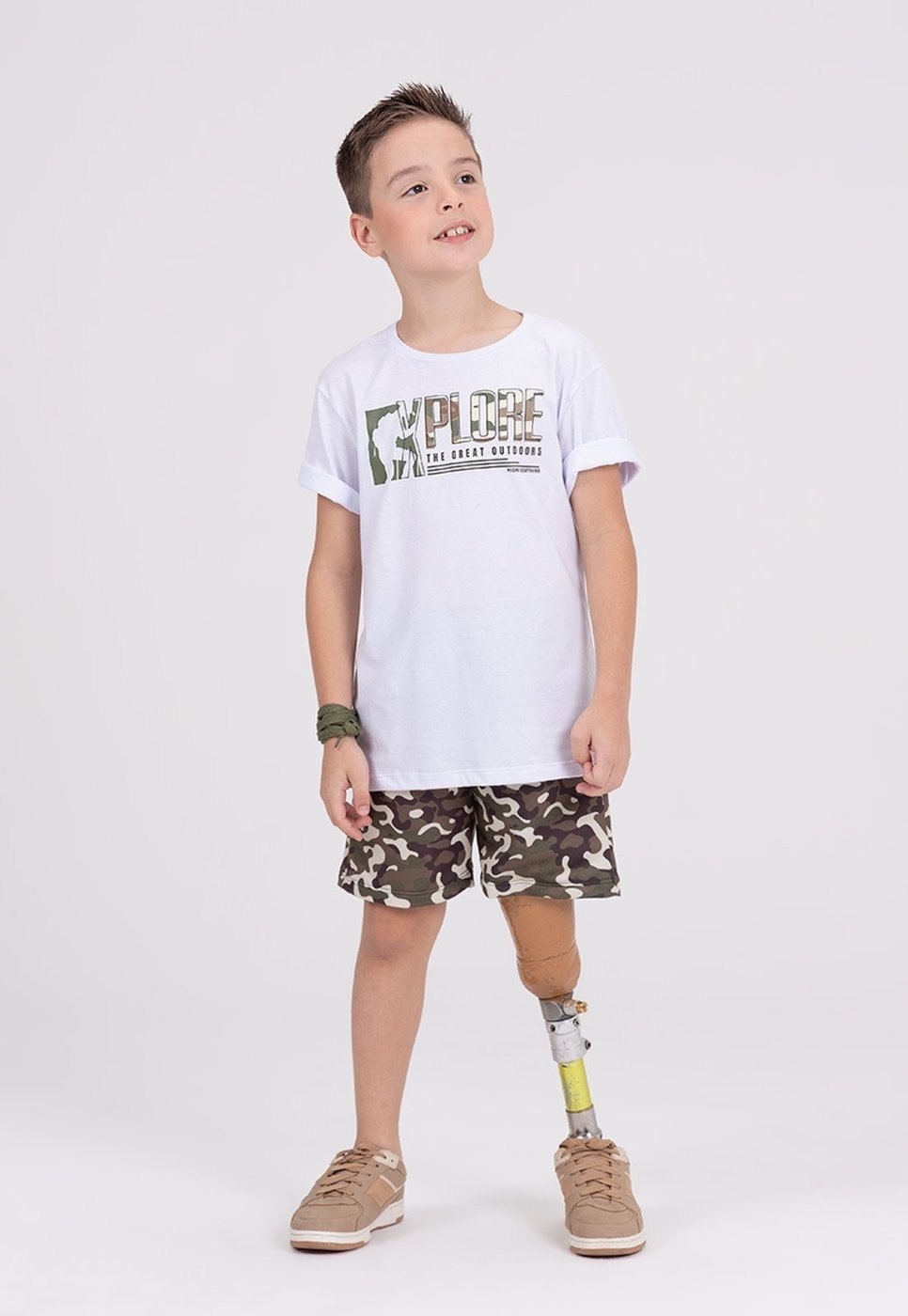 Infantil - Conjunto Sublimado Camuflado