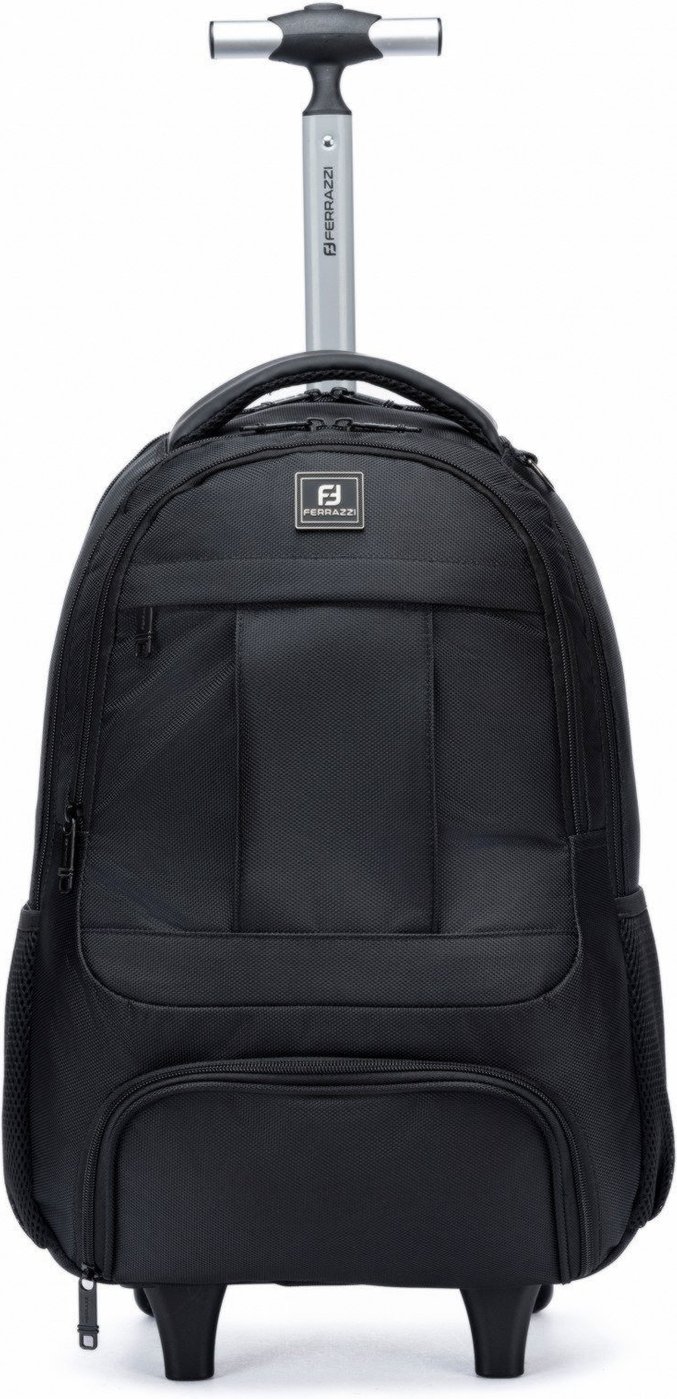 Infantil - Mochila Executiva Rodinhas Preta Notebook Reforçada Versátil Trabalho Viagem