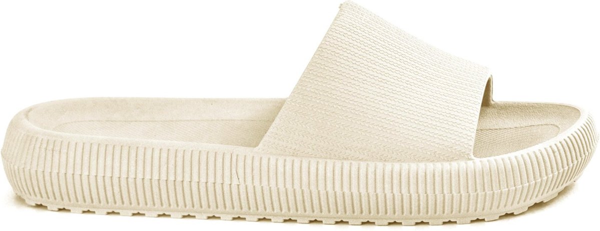 Imagem principal Chinelo Nuvem Ortopédico Feminino Anatômico Macio Off-White BREDENI off-white white BREDENI off-white white