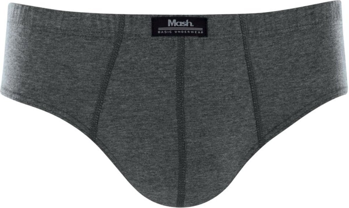 Imagem principal Cueca Slip Mash Masculina Algodão Lisa Branco Gg cinza MASH cinza