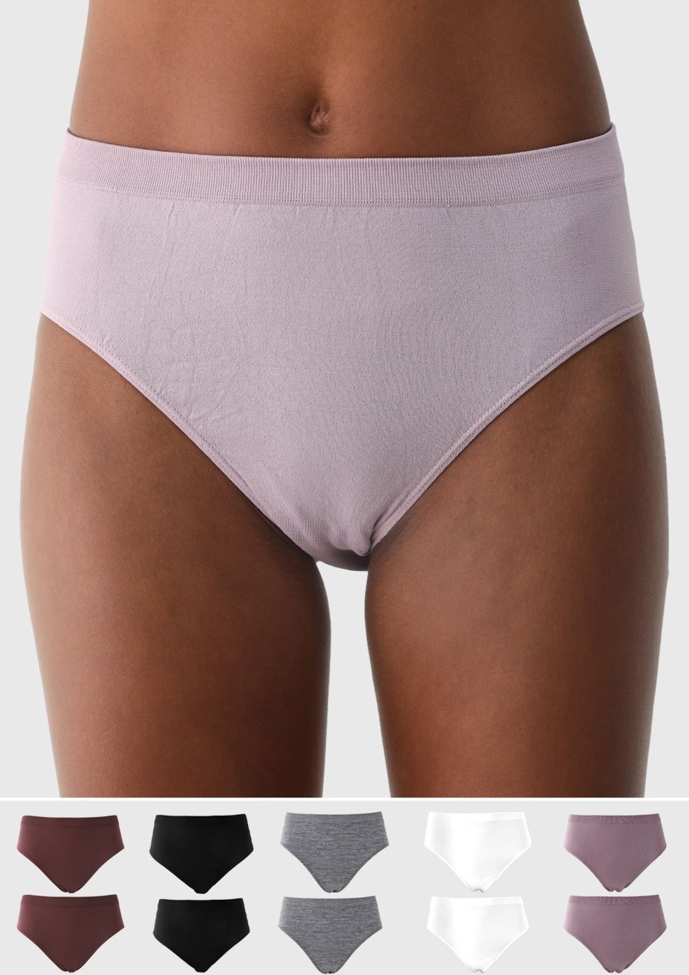 Imagem principal Kit 10pçs Calcinha Trifil Caleçon Alta bordô TRIFIL bordô