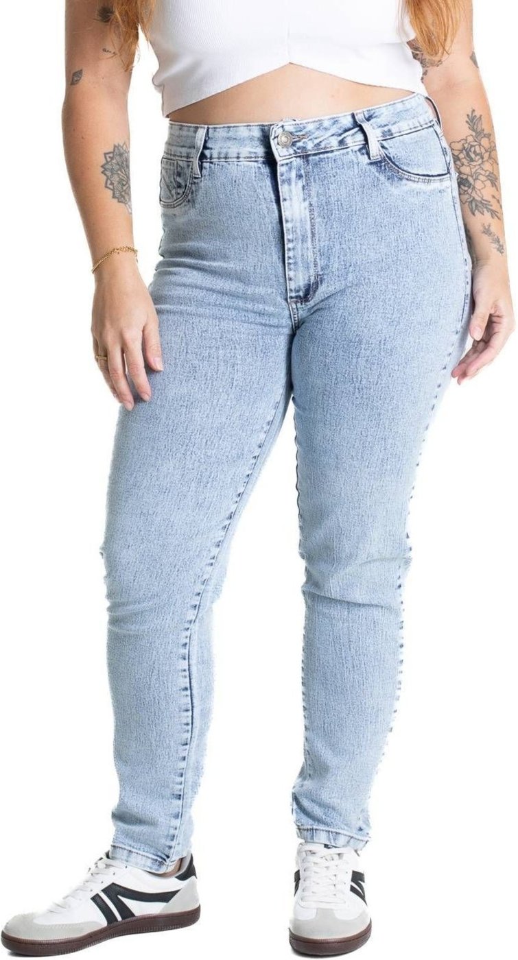 Calça Jeans Sawary Cigarrete Plus Size - 281525