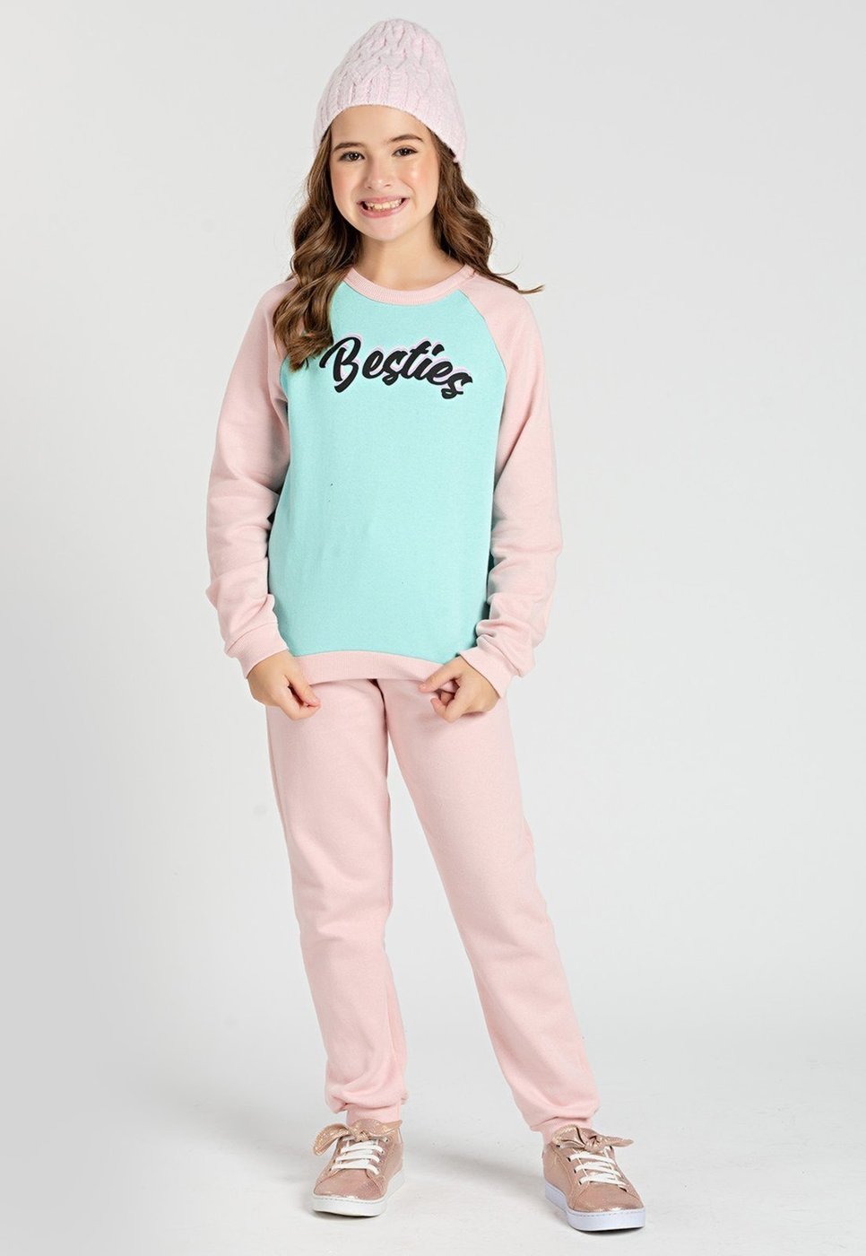 Imagem principal Infantil - Conjunto de Moletom Besties VIDA COSTEIRA preto VIDA COSTEIRA preto