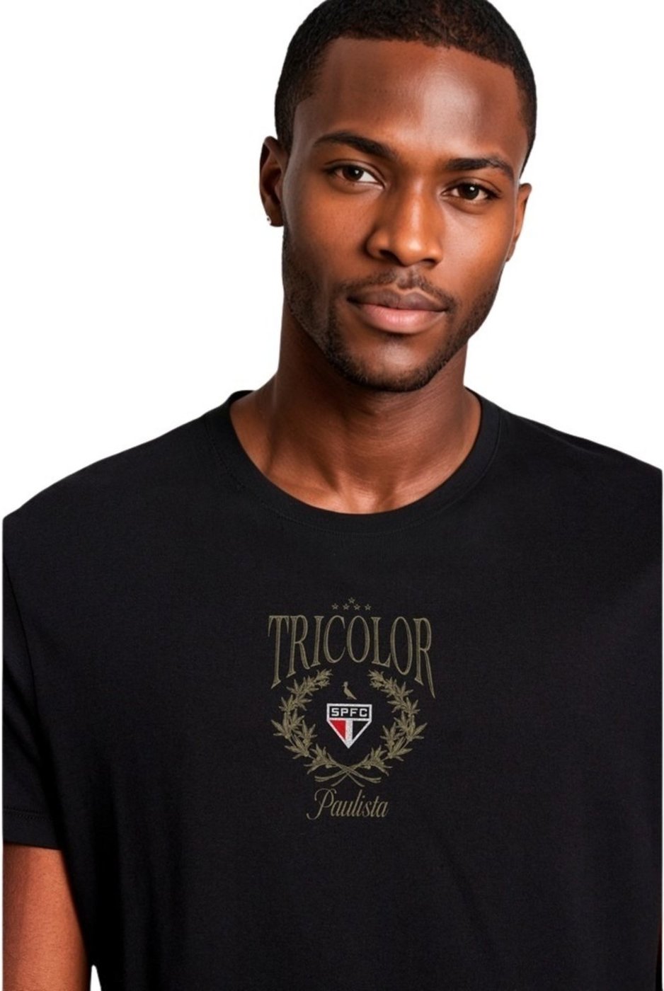 Imagem principal Camiseta Est Tricolor Paulista Reserva preto Reserva preto
