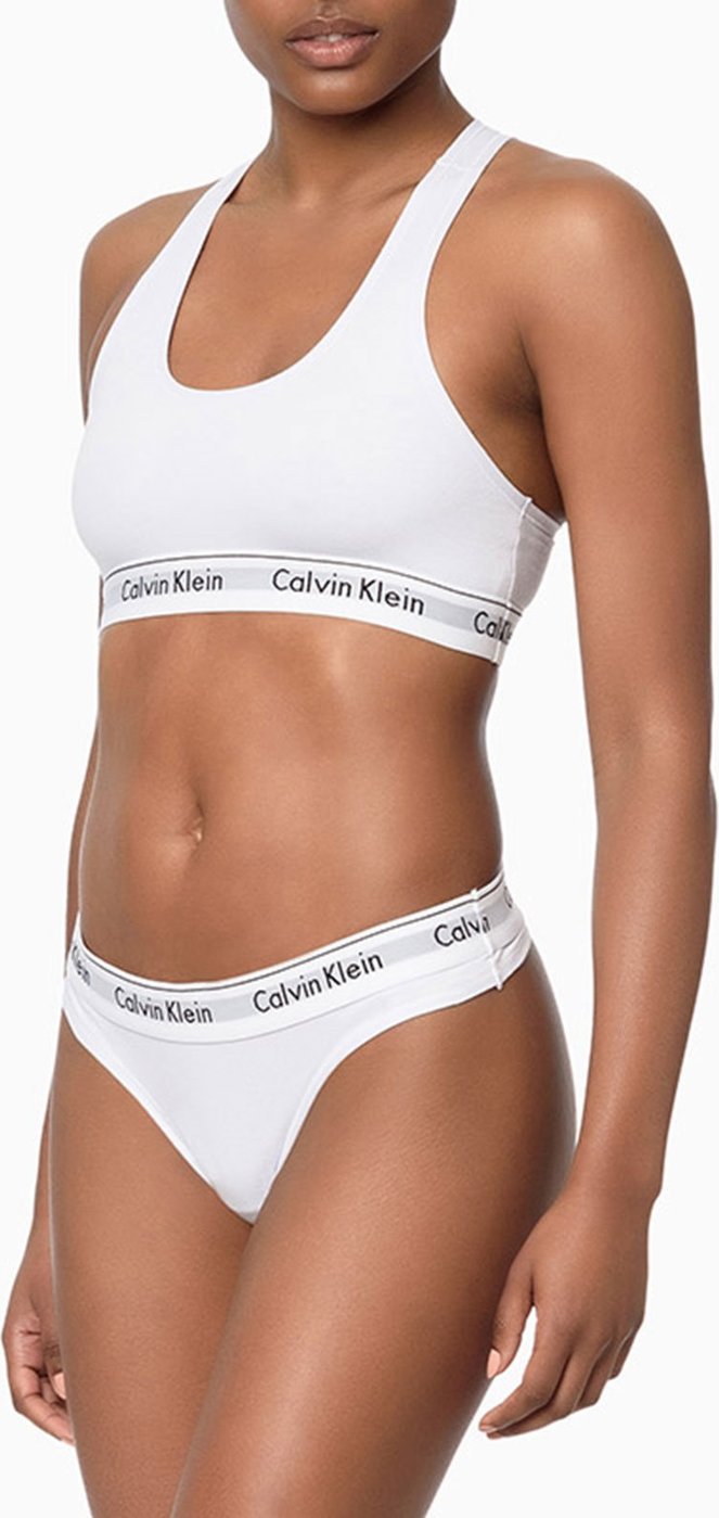 Imagem principal Calcinha Calvin Klein Underwear Fio Dental Modern Cotton F3790P Branca branco Calvin Klein Underwear branco