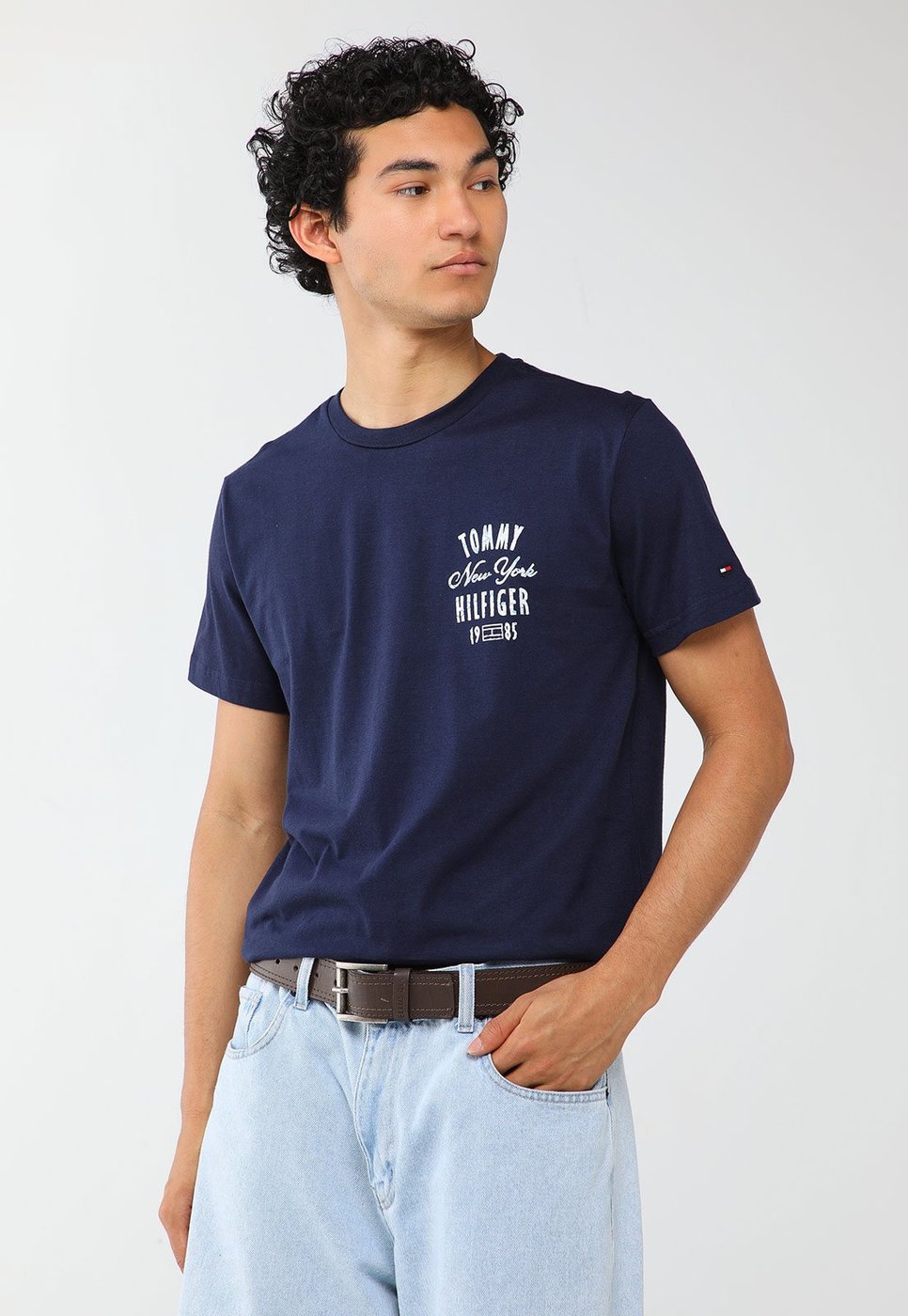 Imagem principal Camiseta Masculina Tommy Hilfiger INVERSE CLIMA azul marinho Tommy Hilfiger azul marinho